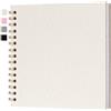 Hiwhy Album fotografico fai da te in lino,20,5x20,5 cm,40 pagine,beige