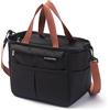 MCXKJ Borsa Termica Porta Pranzo, Portatile Borsa Frigo, Borsa Pranzo al Sacco Impermeabile Lunch Bag per Uomo/Donna/Bambino, Borsa Portapranzo per Ufficio, Scuola e Picnic (Nero)