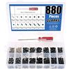 Glarks 880pcs Laptop Notebook Computer Vite Sostituzione Kit di Riparazione per Lenovo Dell Toshiba Sony Samsung HP Gateway (Extra: Cacciavite Phillips)