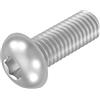SECCARO Viti a testa cilindrica M5 x 16 mm, acciaio inossidabile V2A VA A2, ISO 7380, esagono interno, 20 pezzi