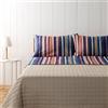 Bassetti, Completo Letto Singolo, Collezione Hide and Seek, 100% Cotone, Mattone a Righe Colorate