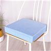 FANSU Cuscino per Seduta in Memory Foam Comfort, per Supporto Lombare e Yoga, per Fianchi, Coccige, Sgabello da Bar, Adatto per Casa, Seggiolino Auto, Sedia da Ufficio (40x40x8cm,Blu Chiaro)
