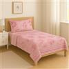 GX GARGIX Set Completo Letto di lenzuola in Calda e Soffice flanella, misto cotone, lavabili in lavatrice, diverse misure e colori (CSS-9, Singolo)