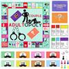 SUPRROW Giochi Da Tavolo Adulto Opoly, Giochi Di Societa per Adulti Intimos Gioco Di Carte, Giochi Da Tavolo Intimi per Coppie Card Games per Riscaldare Le Relazioni