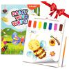 YPLUS Libro da colorare ad acqua per bambini, con carta da pittura, per bambini di 1, 2, 3, 4 anni, libro magico, kit regalo per disegno, insetti