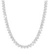 Michooyel Collana Tennis 6mm Placcata Oro/Argento Zirconi 5A Catena Hip Hop 40-60 cm