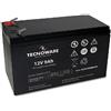 TECNOWARE Batteria Ermetica al Piombo Per UPS TECNOWARE EACPE12V09ATWP 12V 9AH FASTON 6,3 MM