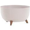 Siena Garden ECO Oslo - Vaso per piante, 47 cm, colore: Beige