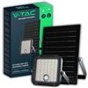 V-TAC Faretto LED da Esterno con Pannello Solare 4.5W - 1500 Lumen - Dotato di Sensore di Movimento e Telecomando - IP65 - Batteria 3600 mAh - Faro Piccolo per Casa, Giardino, Garage - 4000K + 6000K
