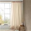 Pineapple Elephant Muscat Waffle Tenda a pannello in voile, 140 x 183 cm, colore: Naturale