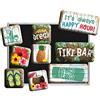 Nostalgic-Art Tiki Bar - Magneti per frigorifero, 9 pezzi, idea regalo come accessorio da bar, set di magneti per lavagna magnetica, design vintage