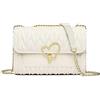 zhongningyifeng Borsa a tracolla per donna Piccola carina mini borsa in pelle per ragazze, borse a tracolla alla moda con tracolla a catena