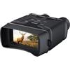 NGBFF Visore Notturno, Binocolo R6 Dispositivo di visione notturna digitale 850nm Infrarossi 1080P HD Caccia di campeggio esterna Occhiali for visione notturna Giorno Notte Doppio uso,per birdwatching, spo