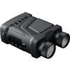 NGBFF Visore Notturno, 1080P HD R12 Binocolo Dispositivo di visione notturna Ricaricabile 6W 850nm Infrarossi Zoom digitale 5X Telescopio da caccia Foto Video Registrazione,per birdwatching, sport all'aria