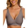 Yutdeng Amaframe Reggiseno Senza Ferretto Donna Reggiseni Senza Cuciture Reggiseno Push Up Imbottito Reggiseno con Spalline Regolabili Bralette Donna Comodo