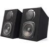 GK SOUND 2 FENTON DMS40 170.172 casse acustiche a 2 vie, nere, diffusori hifi, 2 x 30 watt rms e 2 x 100 watt max, impedenza 8 ohm, 90 db spl, per casa, da ascolto, a coppia