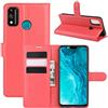 HAOYE Cover A Portafoglio Per Honor 9X Lite - Custodia Flip Con Chiusura Magnetica, Supporto E Slot Per Carte (Nero)
