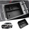 SHAOHAO Contenitore portaoggetti per console centrale per Hyundai Tucson NX4 2021 2022 2023 2024 (automatico) bracciolo centrale organizer Tray, vano portaoggetti multifunzione (Nero)