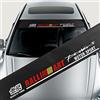 Rankomu Fascia Parasole Auto Universale 130x21cm - Adesivi Auto Tuning per Parabrezza - Striscia Parasole Auto con Spatola - Auto Tuning Decorazione (51,18x8,27 Pollici)