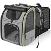 Nuxie Trasportino/zaino espandibile per animali domestici large xl premium