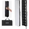 NEEWER Diffusore Softbox con Griglia per Tubo Luce LED TL60, Diffusore per Barra Luminosa LED con Griglia Nido d'Ape, Borsa, Chiusure a Strappo per Foto Video Live Stream Ritratti Scatti Prodotto,NS8S