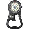 Oidea Orologio da taschino con moschettone: multifunzione, unisex, digitale, con fibbia e fibbia, orologio da taschino, doppio fuso orario, luce notturna per medici, infermieri, attività all'aperto,