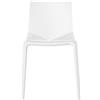 Kristalia - Sedia impilabile - Bianco - Fibra di vetro - Designer LucidiPevere Studio