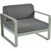 Fermob - Poltrona imbottita Bellevie - Grigio - Tessuto acrilico - Designer Pagnon & Pelhaître