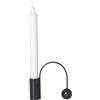 Ferm Living - Portacandela Bougeoirs - Nero - Ottone brunito