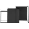 Ferm Living - set di 3 tavoli estraibili - Nero - Metallo - Designer Trine Andersen