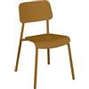 Fermob - Sedia impilabile Studie - Giallo - Alluminio - Designer Tristan Lohner
