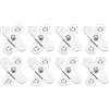 METALLIXITY 360 Gradi Rotazione Perno Cerniera (57 x 16mm) 8Set, Inossidabile Acciaio Porta Cerniere - per Casa Cucina Cancello Armadietti Armadi
