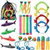 HAOYULUO Set di 32 Giocattoli da Immersione per Bambini 4-12 Anni, Giochi Subacquei per Feste in Piscina