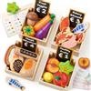 Atoylink Accessori Cucina Bambini in Legno, Giochi Cucina con Frutta e Verdura da Tagliare Giocattolo Cibo Giocattolo, Giochi di Ruolo Regalo Gioco per Bambina Bambini 3 4 5 6 anni