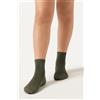 Calzedonia Calze Corte Bambino In Cotone Verde