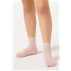 Calzedonia Calze Corte Bambino In Cotone Rosa
