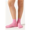 Calzedonia Calze Corte Bambino In Cotone Rosa