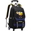SUUNNY zaino trolley Zaino Con Carrello Con Carrello Scale Per Cimiolo Studente A Backpack Borse Da Viaggio Leggero Borse Per Laptop Borse Da Scuola-B- Single wheel_a-M