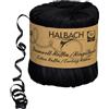Halbach Nastro di seta a righe | larghezza 4 mm lunghezza 100 m | nastro regalo sostenibile per lottare e confezionare regali in 100% cotone | Colore: nero