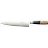 Katana Saya Elements Coltello Gyuto da 20 cm, verde foresta pluviale - Acciaio Damasco VG-10 ad alto tenore di carbonio - estrema resistenza e affilatura - Manico in legno d'ulivo e resina