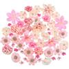 Avagiaforu Fiori Finti Artificiali Teste, 48 Pezzi Teste di Fiori Artificiali Decorazioni, Mini Fiori Finti Seta, Fiori Di Stoffa per Decorazioni da Giardino, Feste e Matrimoni (A)