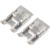 Jopto 2 Pezzi Piedino trasparente per asole per macchina da cucire Singer, Brother, Babylock, Euro-Pro, Janome, Kenmore, White, Juki, New Home, Elna, Toyota (Snap-on)