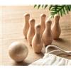 Giochi personalizzati personalizzati Mini bowling in legno Bolito personalizzate o neutre