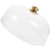 Zerodeko Per Torta in Plastica Trasparente - A Cupola per Torta da 30 Cm Rotonda per Supporto per Torta in Acrilico Cloche Rotonda per Torta con