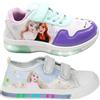 Disney Frozen - Bambina - Scarpe Stivaletti Sneakers con Luci LED - Prodotto Originale [Sneakers Alte LED 6654 Viola - 33]