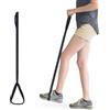 QHLWTT Una coppia di aiuti per sollevare le gambe e le mani, aiuto per la mobilità, morbida e lunga, cinghia per anca e ginocchio, supporto per gambe ad anello singolo, aiuto per letto, impugnatura durevole
