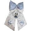 Generico Fiocco Nascita con disegno Topolino, Decorazione Personalizzata per Bambini, Bianco e Azzurro con Stelle, con Nomi Ricamati