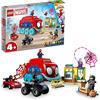 LEGO Marvel Team Spidey's Mobile Headquarters 10791 - Set da costruzione con Miles Morales e Black Panther, serie Spidey e i suoi incredibili amici, per ragazzi, ragazze e bambini dai 4 anni in su