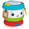Clementoni Baby Baby Drum, Tamburo Bambino 10-36 Mesi, Centro attività Interattivo, Strumento Musicale per Bambini con LED e Melodie Divertenti, Stimola Lo Sviluppo Psicomotorio e Sensoriale, 17409