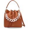 Chiara Ferretti Borsa a secchiello in pelle con 2 manici